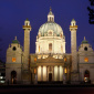 Karlskirche Zur Blauen Stunde