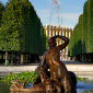 Schloss Schoenbrunn Brunnen Mit Seerosen