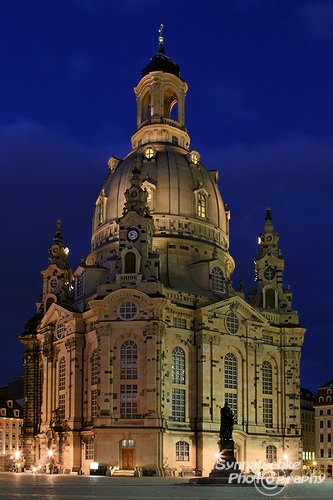 Blue Hour at the Frauenkirche