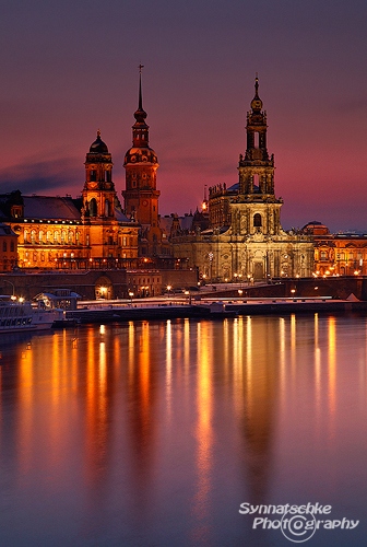 Dresden Winter Sunset