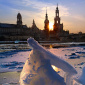 Winter Sunset in Dresden
