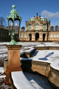 Dresden Zwinger Schnee