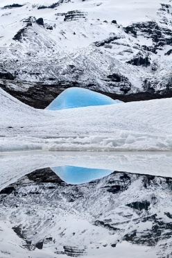 Blue Iceberg Reflection