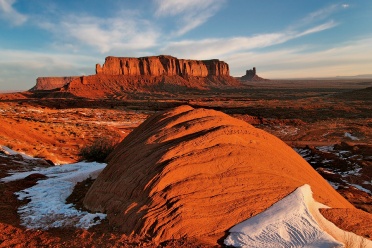 Monument Valley Stone at Sunrise