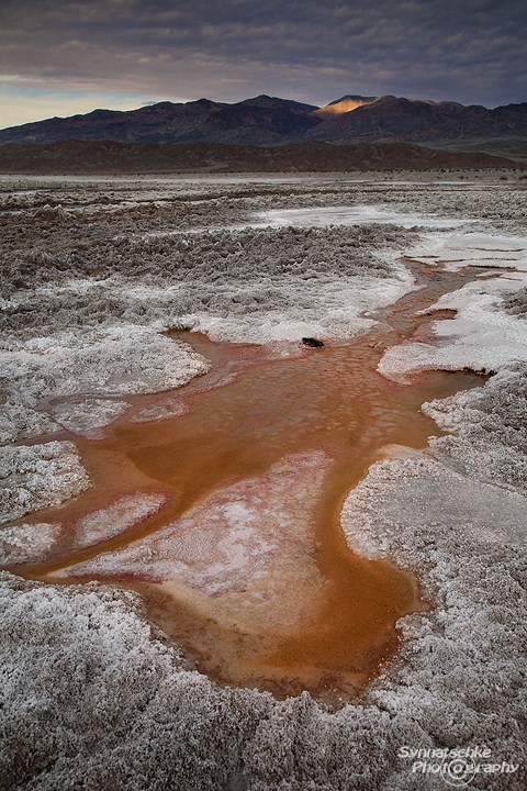 Orange Pool at the Salt Flats