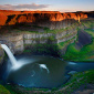 Palouse Falls at Sunset