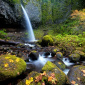 Ponytail Falls in Autumn