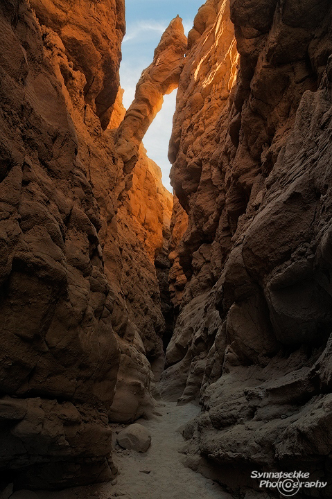 Slot Canyon Arch at Anza-Borrego Desert State Park