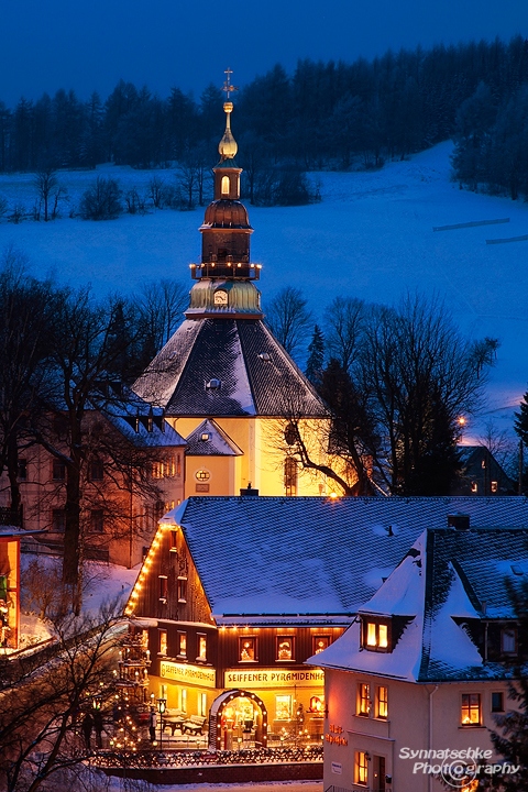Christmas at the Ore Mountains - Church in Seiffen