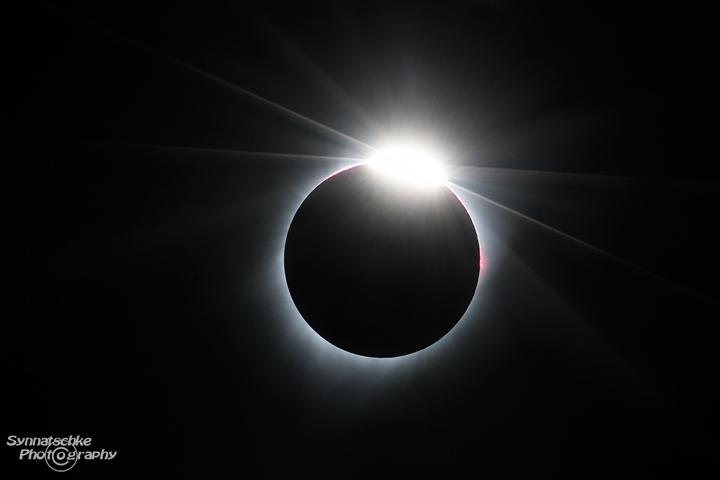 Diamond Ring during the Third Contact at the Total Solar Eclipse in Oregon 2017