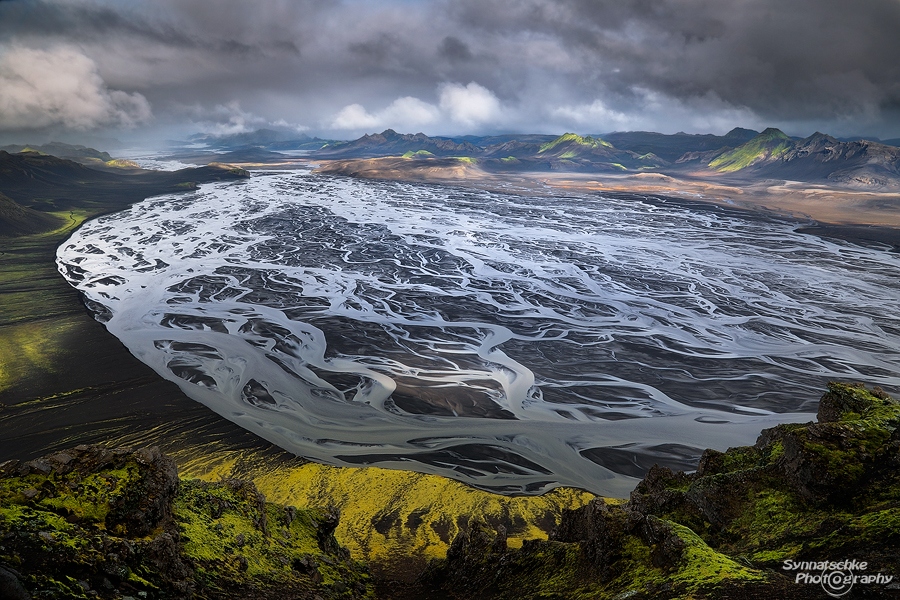 Glacial River in the Icelandic Highlands