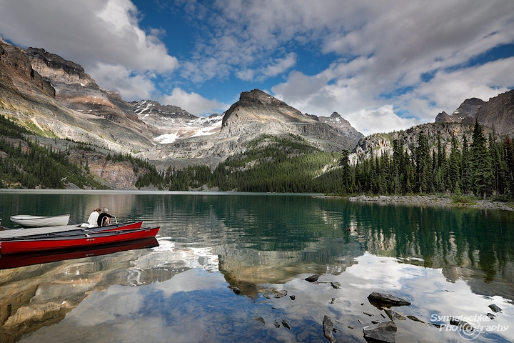 Boats at Lake O'Hara