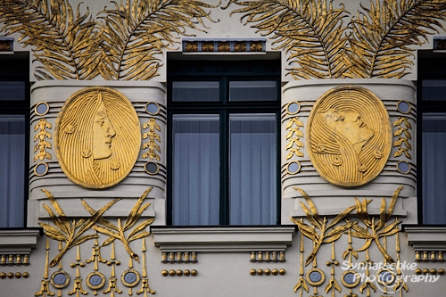 Jugendstil Detail Haus An Der Wienzeile