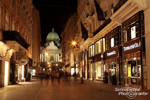 Kohlmarkt Bei Nacht