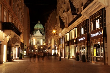 Kohlmarkt Bei Nacht