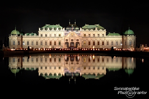 Schloss Belvedere at Night