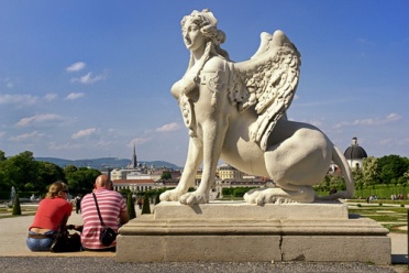 Schloss Belvedere Sphinx 2