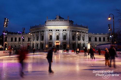 Wiener Burgtheater Eislaufplatz