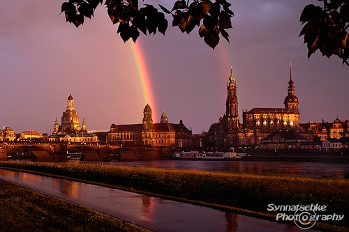 Rainbow above Dresden