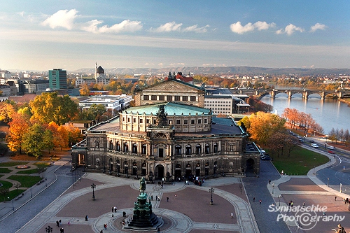 Semperoper in autumn