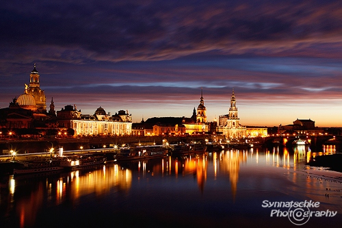Dresden City After Sunset 2