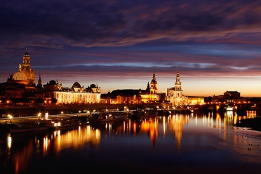 Dresden City After Sunset 2