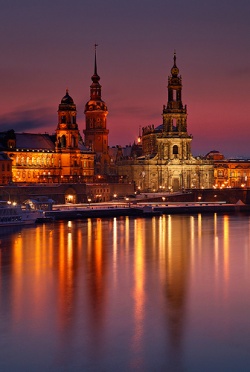 Dresden Winter Sunset