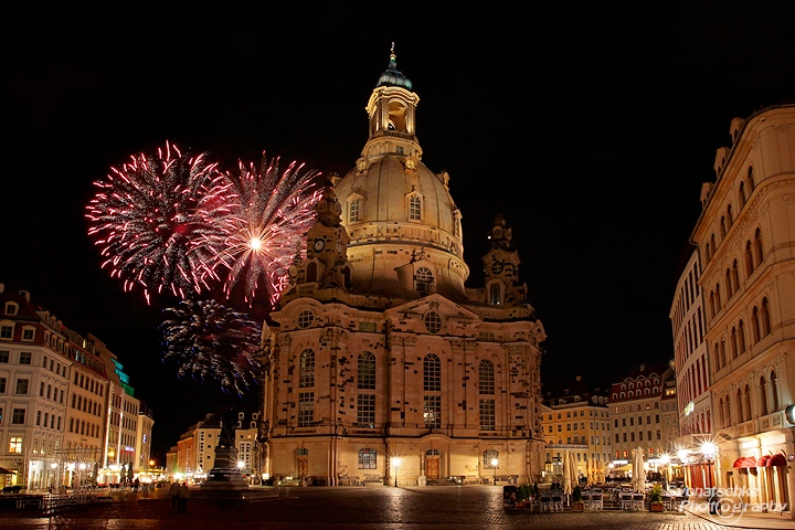 Frauenkirche & Fireworks