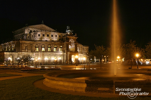 Semperoper at Night