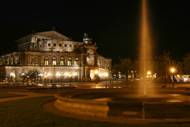 Semperoper at Night