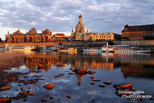 Sunset Dresden Old Town