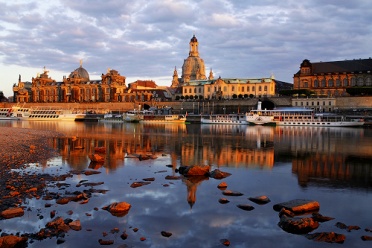 Sunset Dresden Old Town