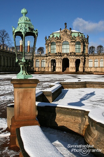 Dresden Zwinger Schnee