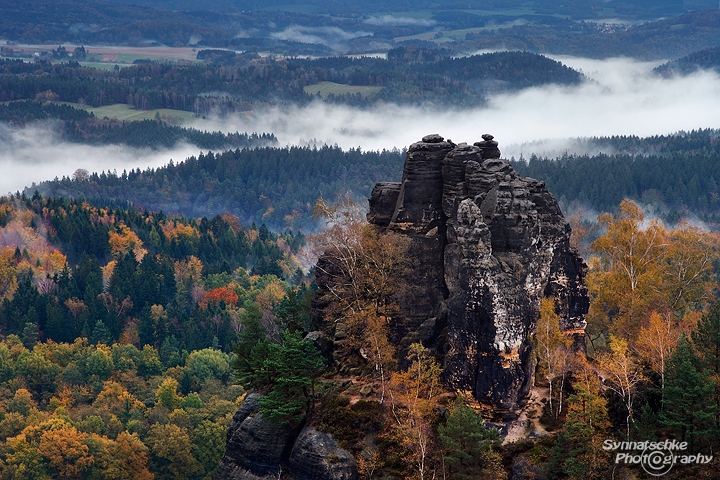 Sandstone and Fog