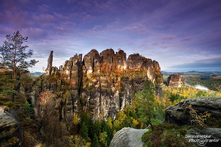 Sunrise at Schrammsteine