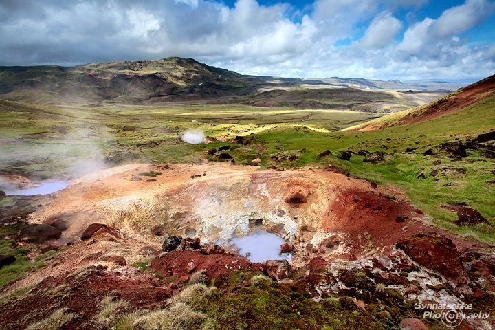Colorful Mud Volcano