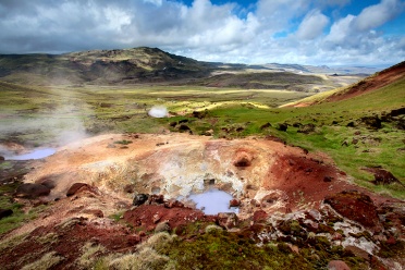 Colorful Mud Volcano