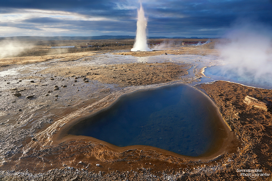 Strokkur and Blesi Pool