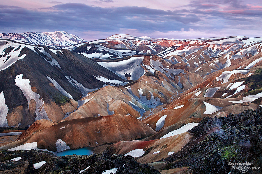 Landmannalaugar, Midnight Sun