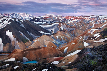 Landmannalaugar, Midnight Sun