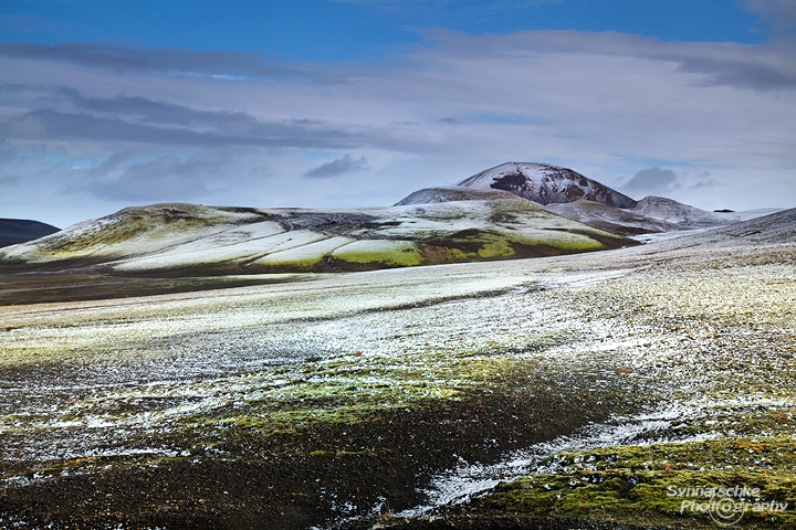 Fjallabak Nature Reserve with fresh snow