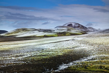 Fjallabak Nature Reserve with fresh snow
