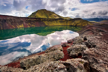 Hnausapollur near Landmannalaugar