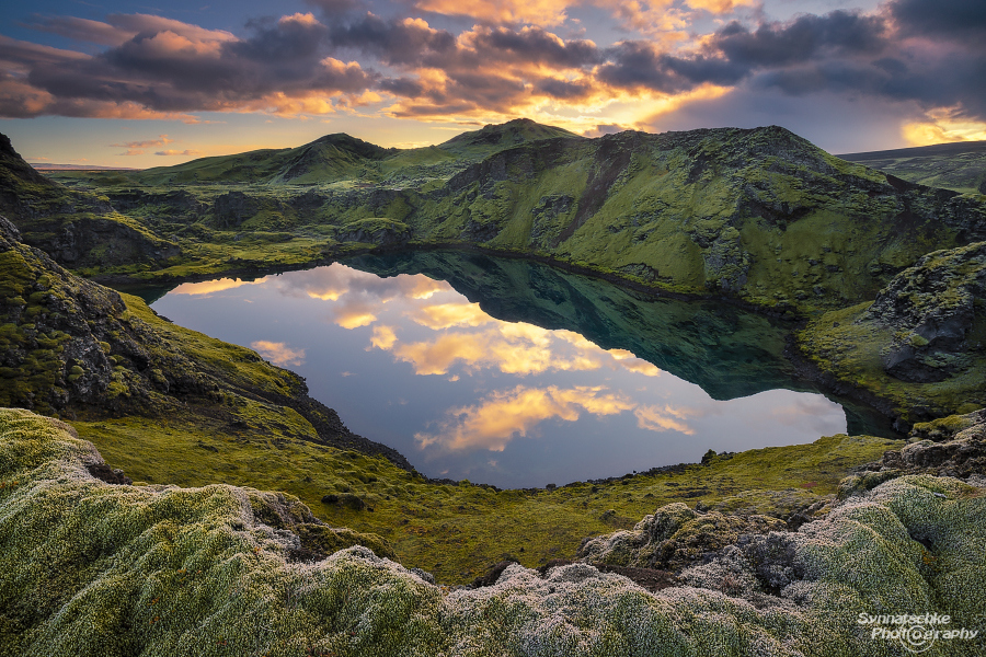 Reflection Lake at sunset