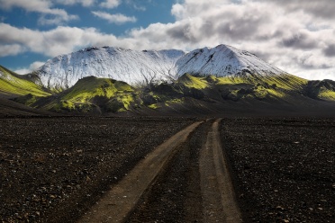 First snow in the Icelandic Highlands