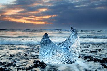 Half Moon Shaped Iceberg