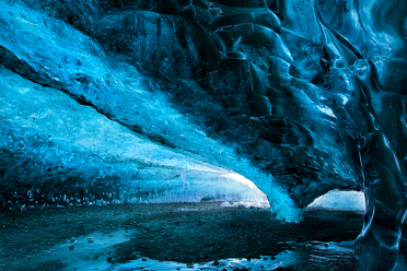 Ice cave under Vatnajoekull