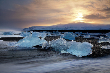 Sunset at Iceberg Beach
