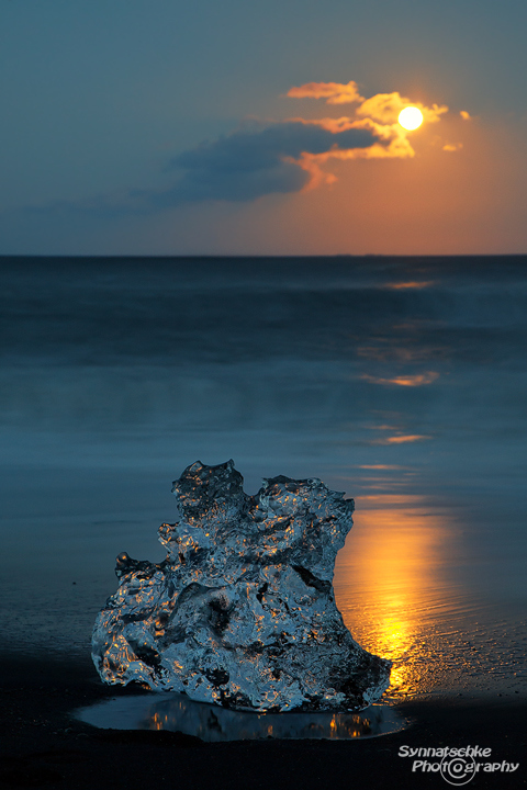 Moonlit Iceberg