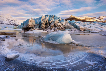 Svinafellsjoekull before Sunset